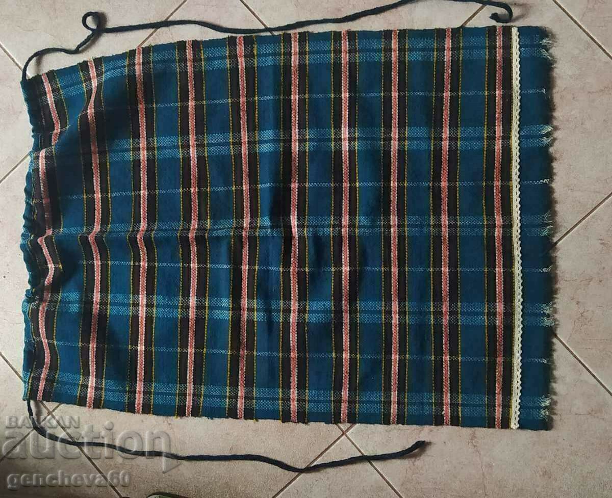 Authentic blue wool apron - 5