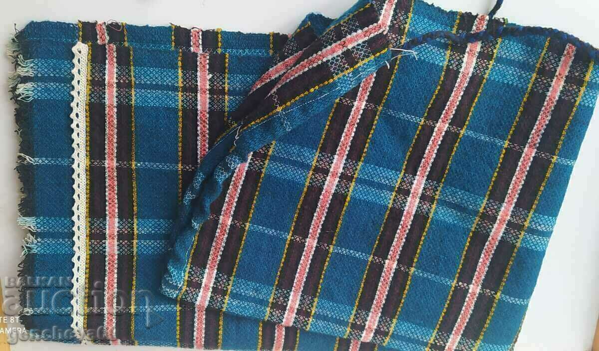 Authentic blue wool apron - 6