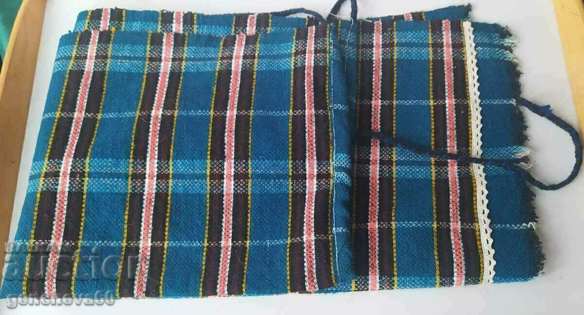 Authentic blue wool apron