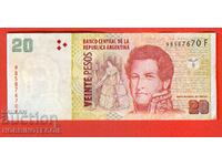 ARGENTINA ARGENTINA 20 Peso issue - issue 2008 - F