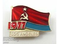 PROPAGANDĂ SOVIETĂ LA LOS ANGELES-1977-SEMN RAR