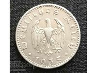 Γερμανία ΙΙΙ Ράιχ 50 Pfennig 1935 (Α).