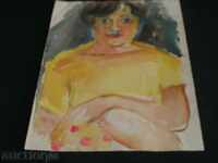 Portrait of a girl watercolor