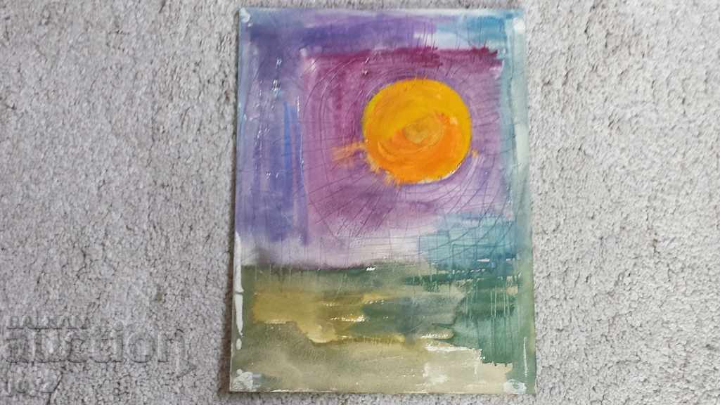 PAINTING ABSTRACT WATERCOLOR
