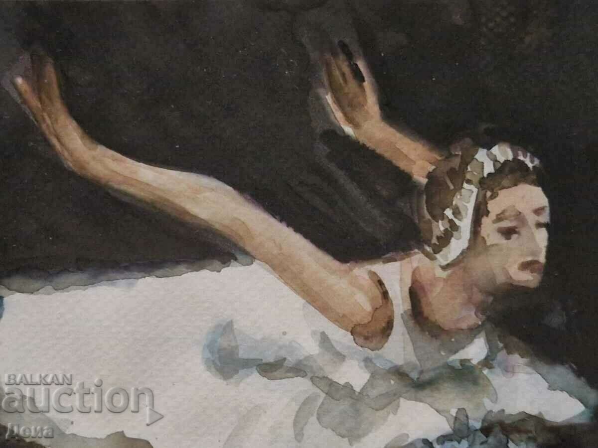 Delivery of Rusalina Mihailova watercolor Delivery of Rusalina Mihailova watercolor