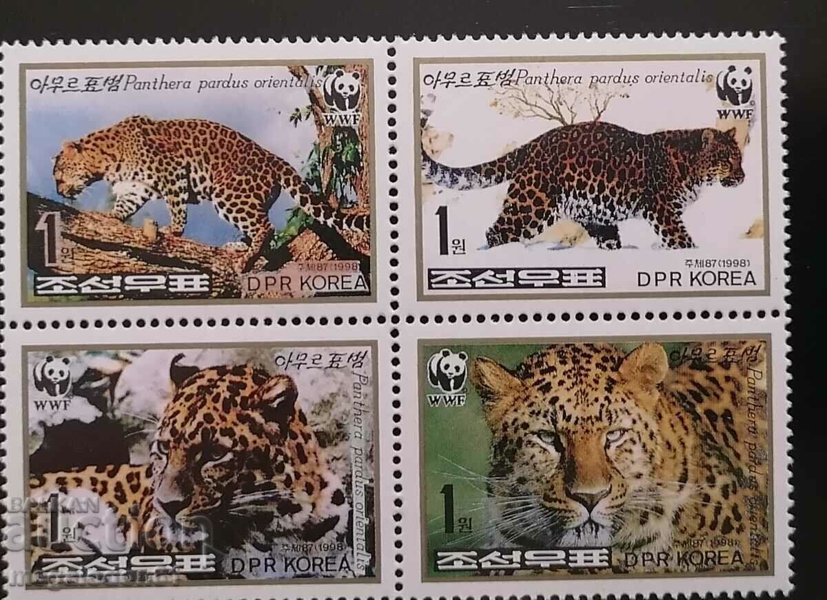 Coreea de Nord - WWF, leopard de zăpadă