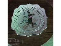 Two porcelain plates