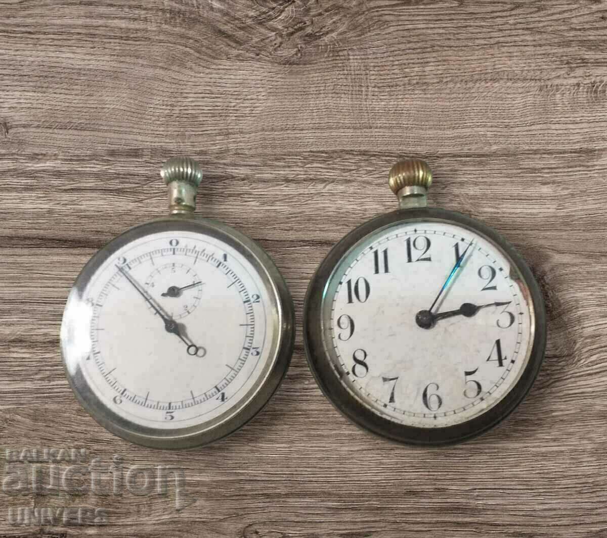 Pocket watch and stopwatch