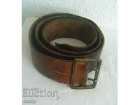 Old military leather officer's belt