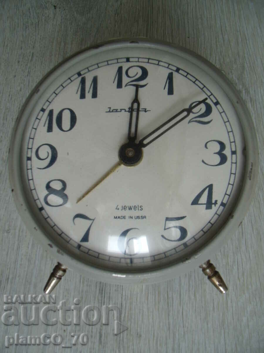 #*7426 old desk clock / alarm clock - Jantar - 5 #*7426 old desk clock / alarm clock - Jantar - 5
