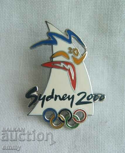 Auction Sailing Badge - Sydney 2000 Olympic Games Auction Sailing Badge - Sydney 2000 Olympic Games