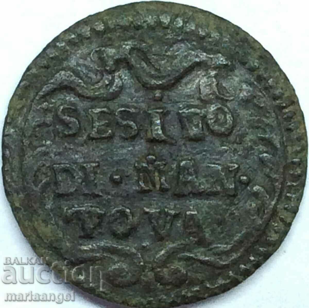 Sessino 1733 Ιταλία Mantua Charles VI της Αυστρίας