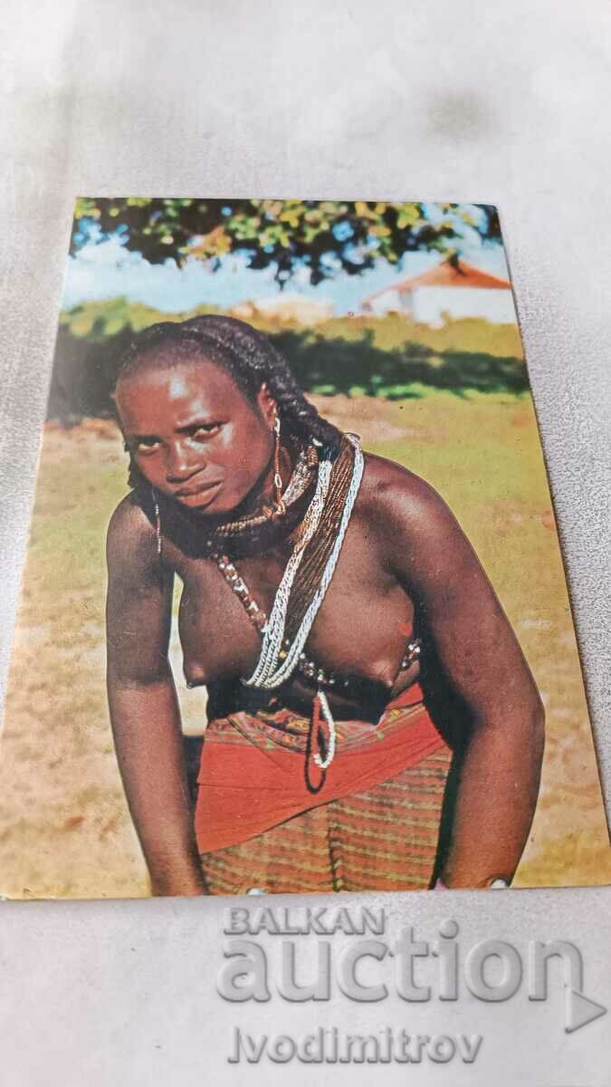 Postcard Belezas e Costumes de Angola