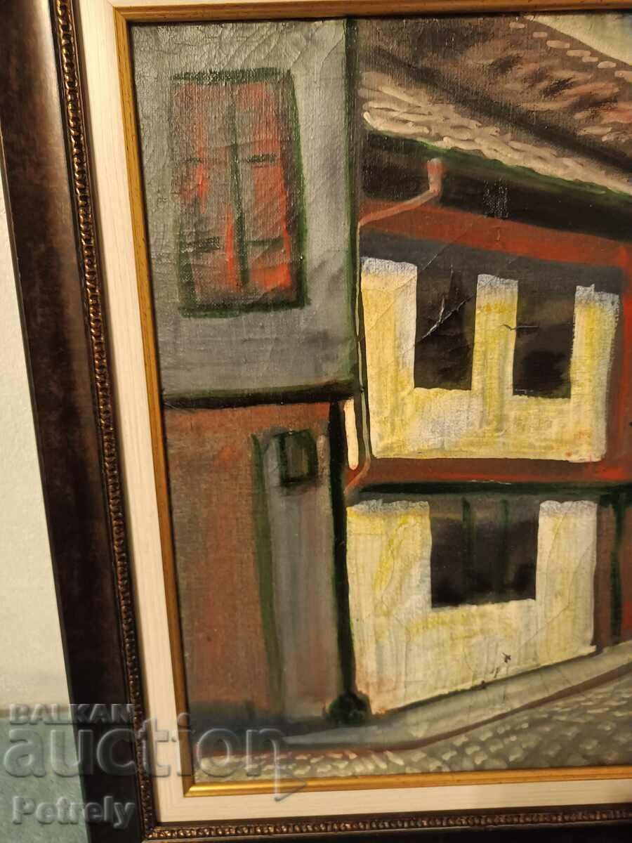 Δημοπρασία Παλιά ελαιογραφία Δημοπρασία Παλιά ελαιογραφία