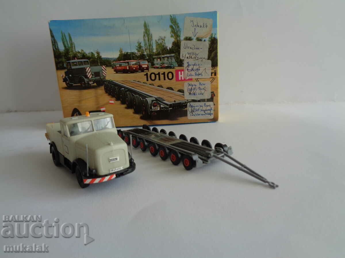 Auction KIBRI H0 1/87 TRAILER TRUCK MODEL TOY TROLLEY Auction KIBRI H0 1/87 TRAILER TRUCK MODEL TOY TROLLEY