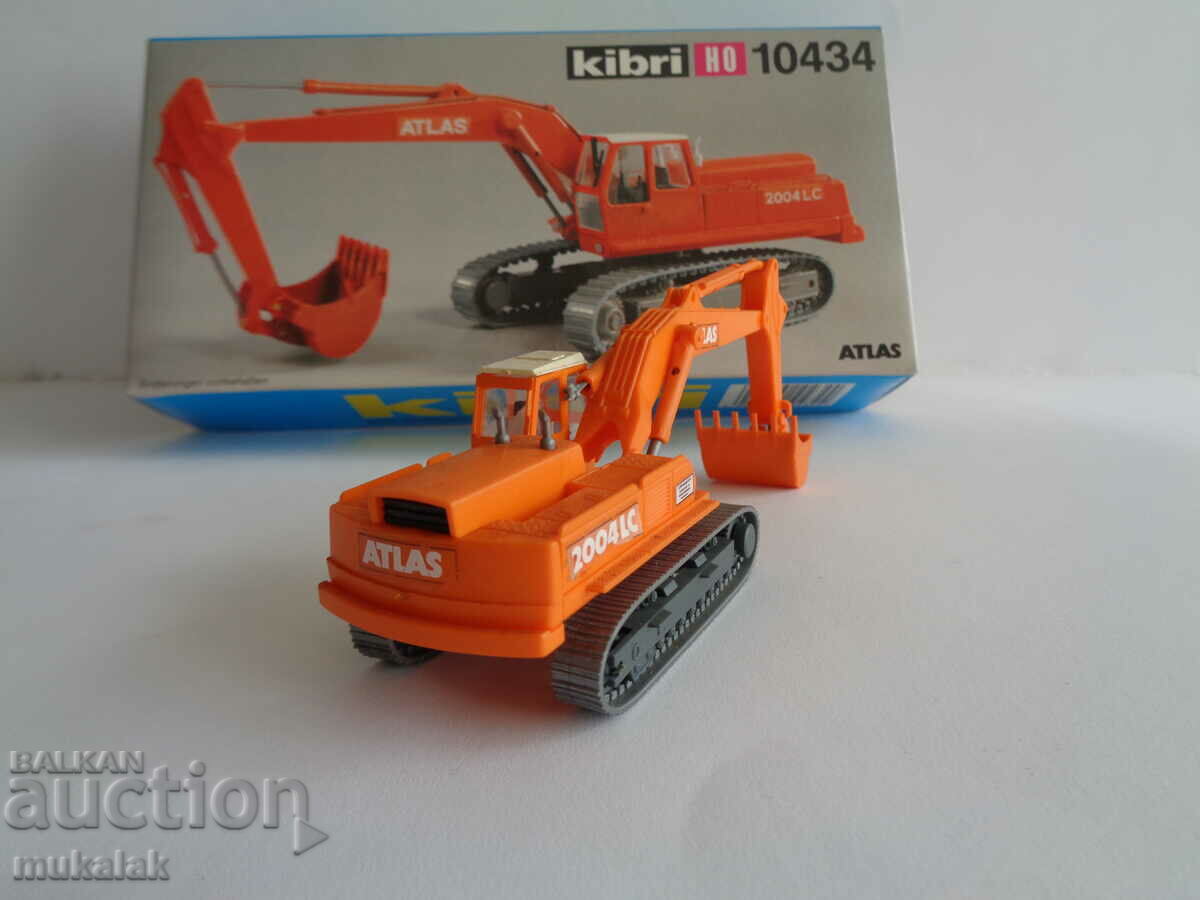 Delivery of KIBRI H0 1/87 ATLAS EXCAVATOR CRANE MODEL TOY TROLLEY Delivery of KIBRI H0 1/87 ATLAS EXCAVATOR CRANE MODEL TOY TROLLEY