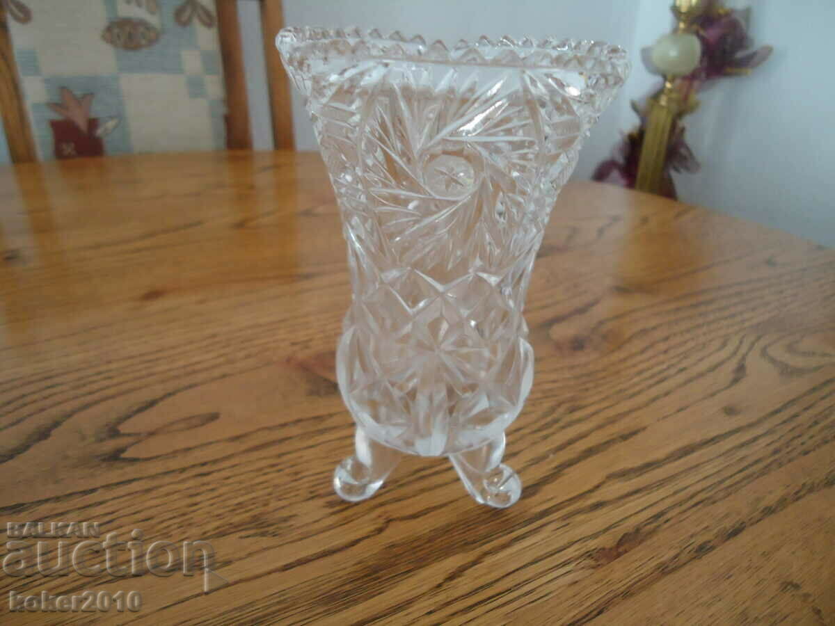 Old crystal vase - 5 Old crystal vase - 5