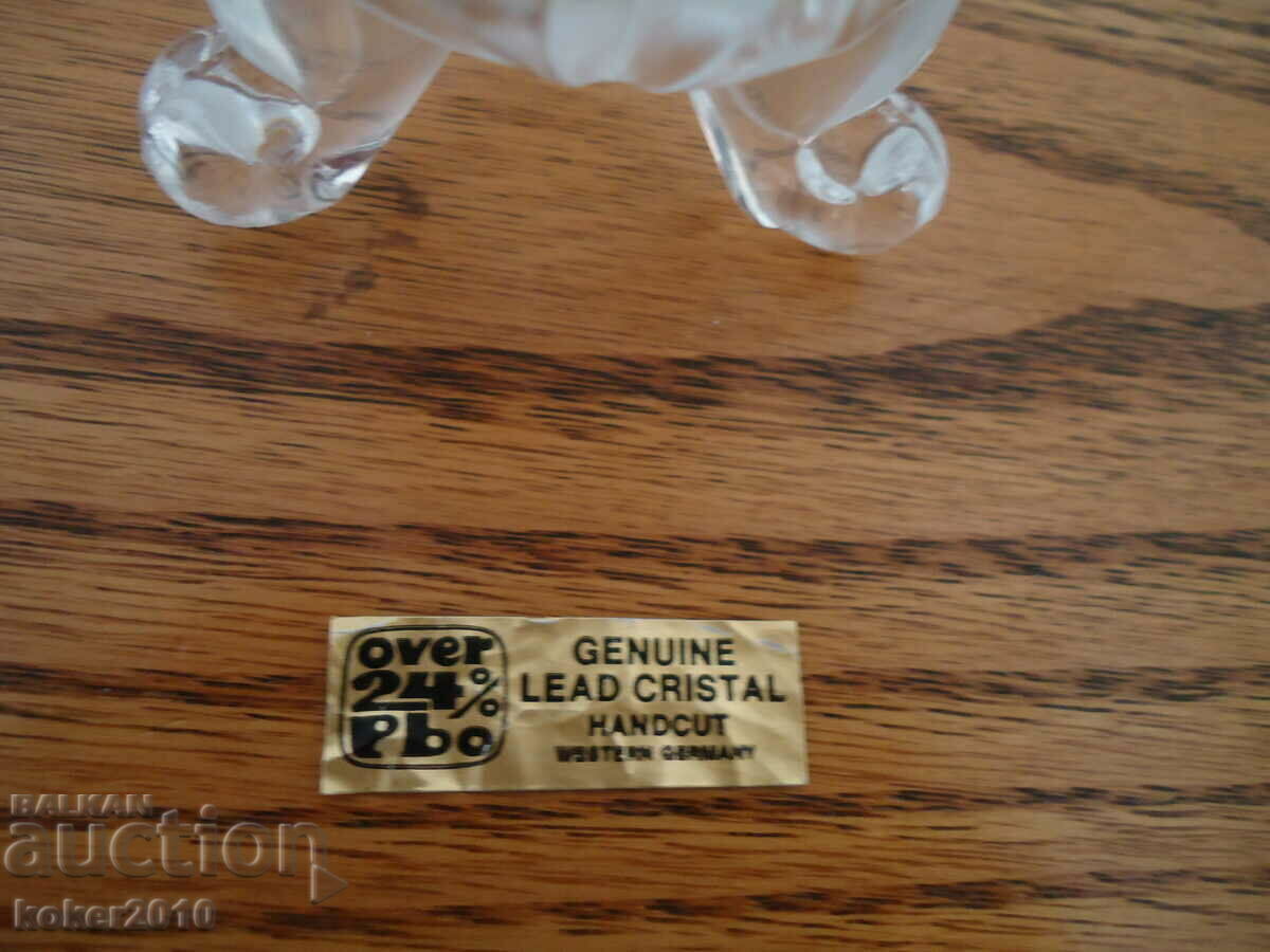 Old crystal vase - 7 Old crystal vase - 7