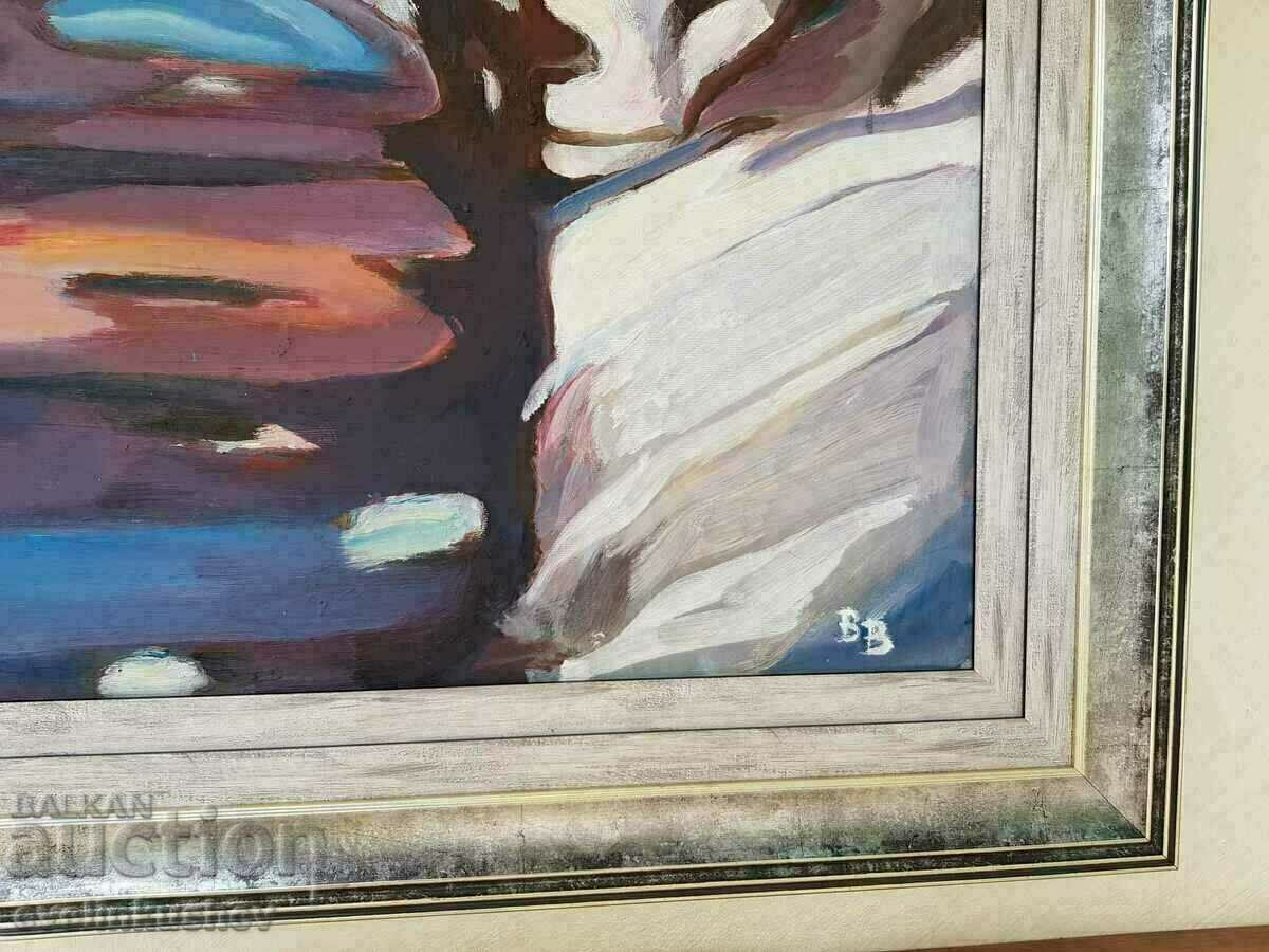 Large oil painting "Snowy" - 6 Large oil painting "Snowy" - 6