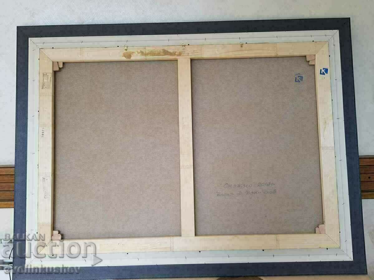 Large oil painting "Snowy" - 7 Large oil painting "Snowy" - 7