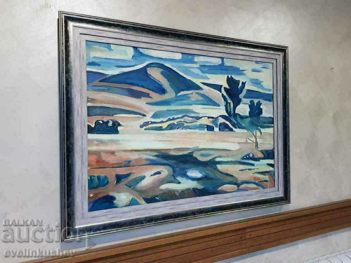 Auction Large Oil Painting "Rainy Horizon" Auction Large Oil Painting "Rainy Horizon"