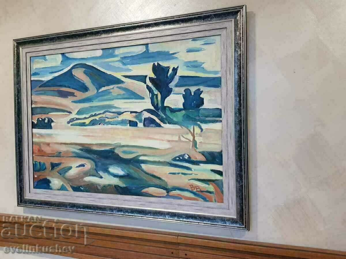 Delivery of Large Oil Painting "Rainy Horizon" Delivery of Large Oil Painting "Rainy Horizon"