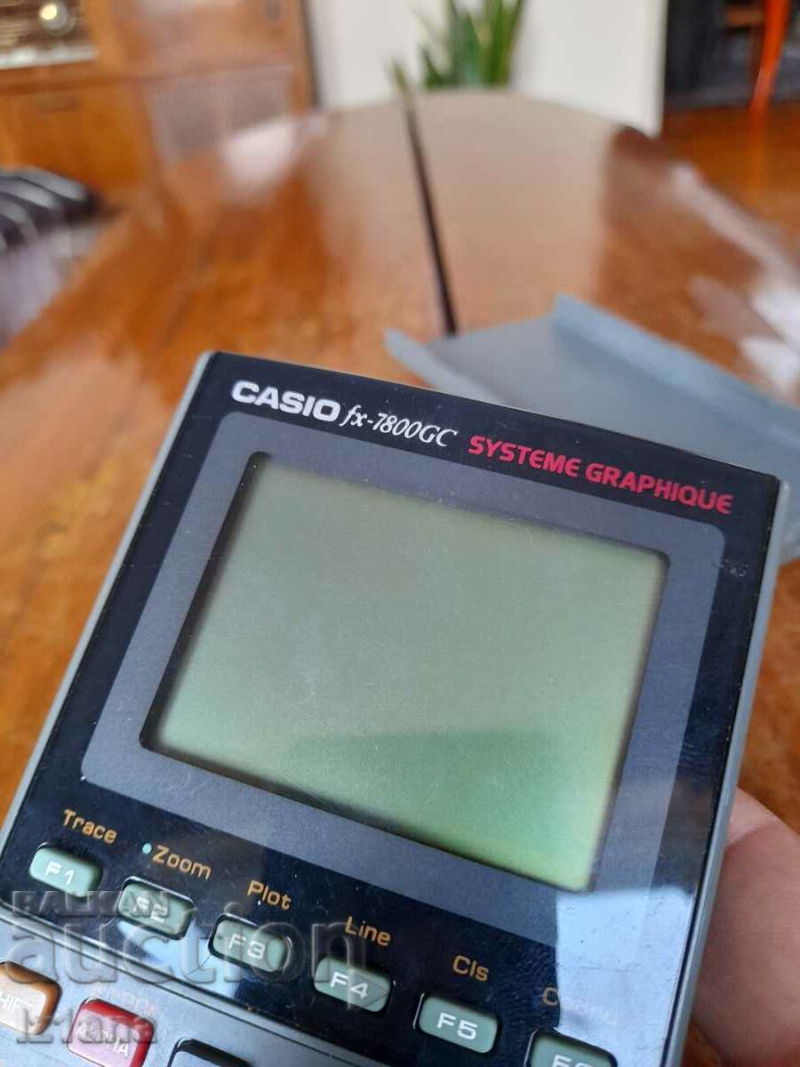 Old Casio 7800 GS calculator with price 47.00 BGN | € 24.03 Old Casio 7800 GS calculator with price 47.00 BGN | € 24.03