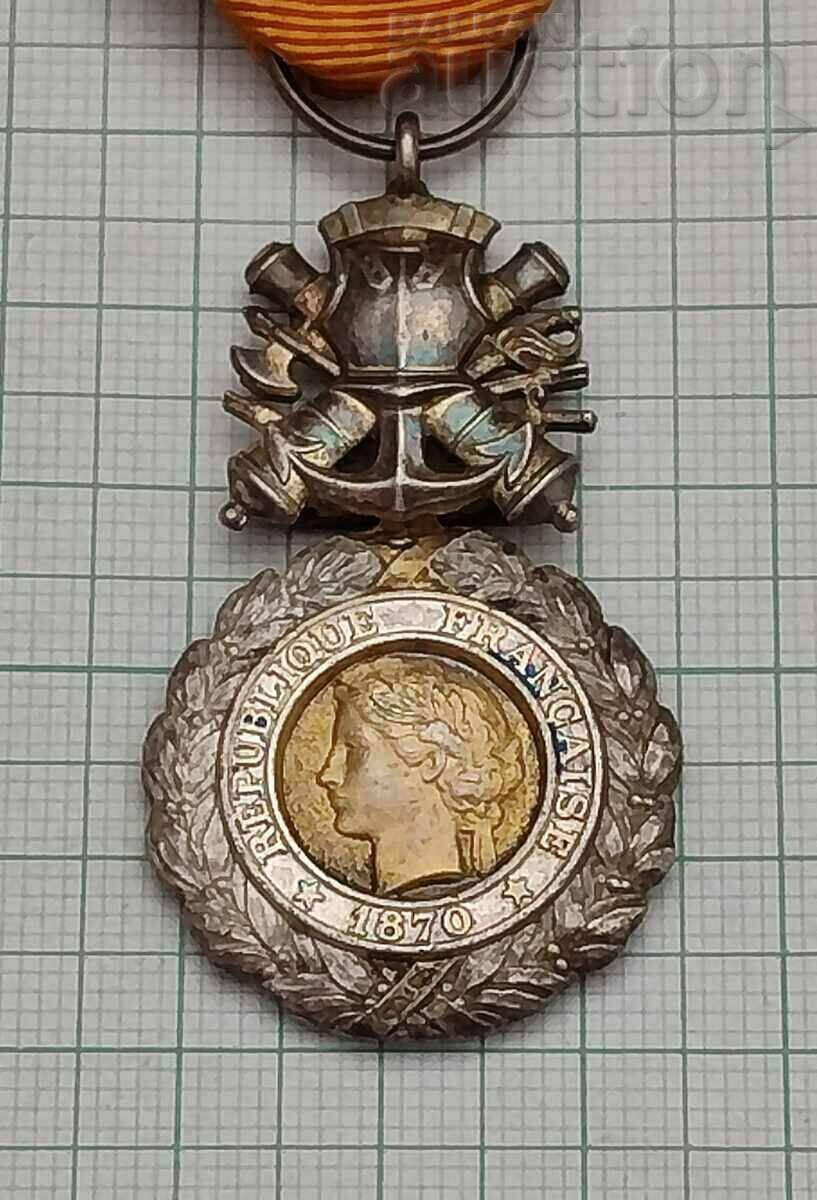 FRANCE SILVER MEDAL 1870 VALEUR ET DISCIPLINE with price 44.00 BGN | € 22.50 FRANCE SILVER MEDAL 1870 VALEUR ET DISCIPLINE with price 44.00 BGN | € 22.50