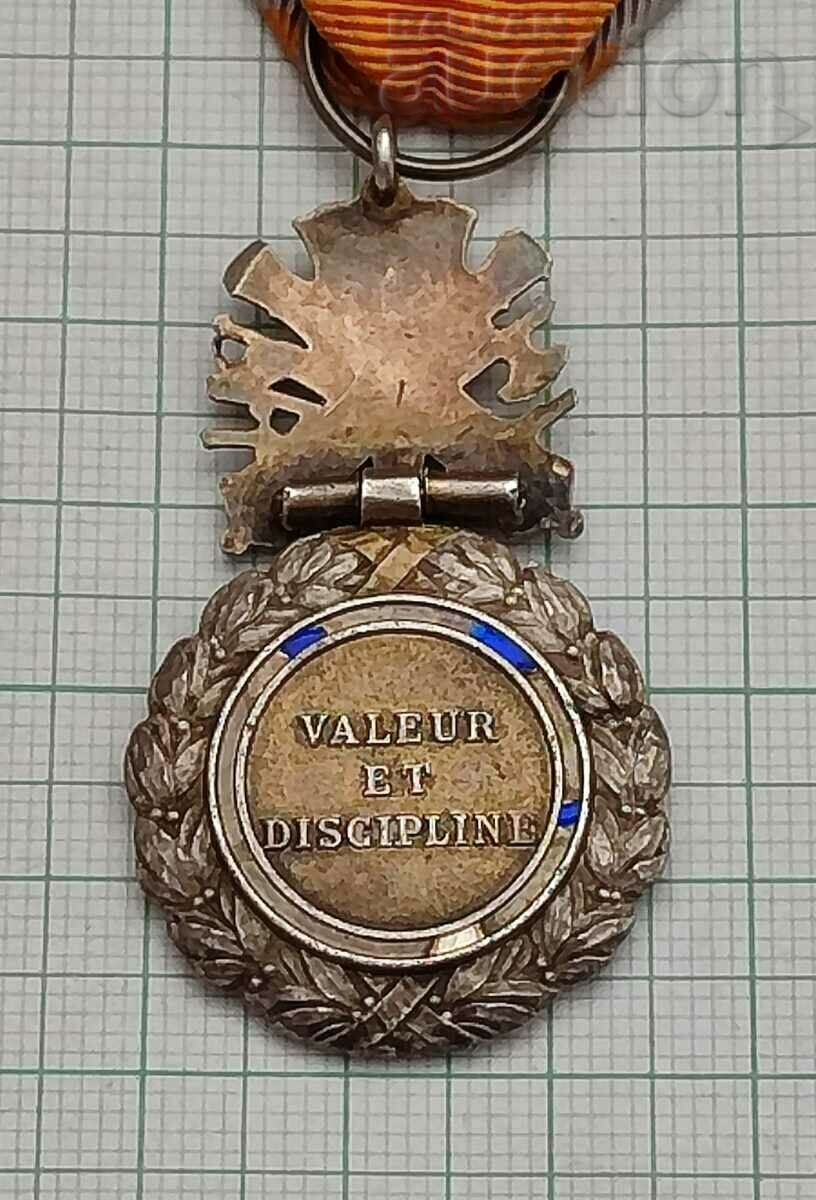 Auction FRANCE SILVER MEDAL 1870 VALEUR ET DISCIPLINE Auction FRANCE SILVER MEDAL 1870 VALEUR ET DISCIPLINE