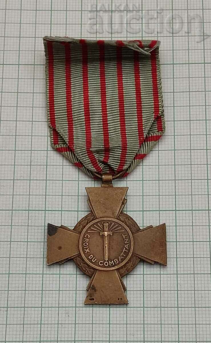 WW1 FRANCE BATTLE CROSS 1914-1918 #4 with price 30.00 BGN | € 15.34