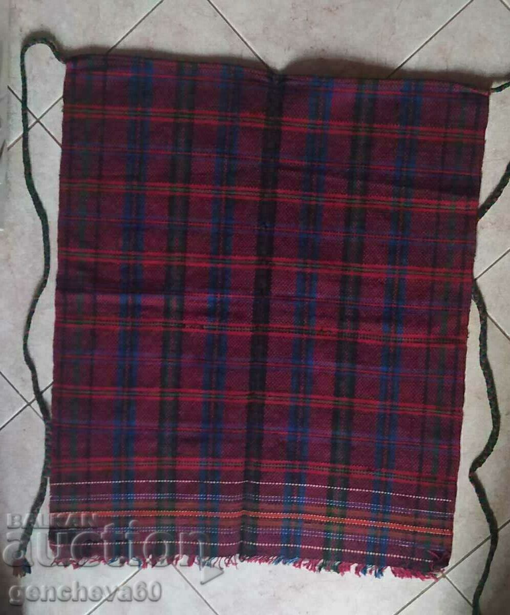 Auction  Authentic woven wool apron