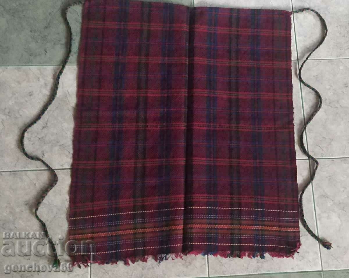Authentic woven wool apron