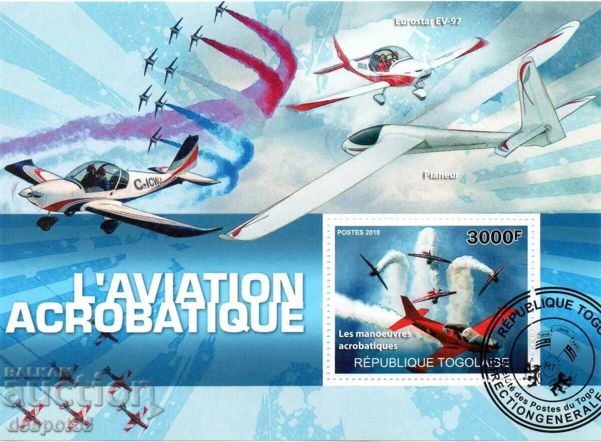 2010. Togo. Transport - Aviation. Block.