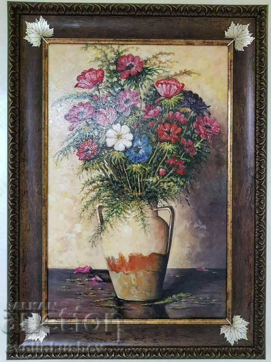 Ελαιογραφία "Natural" Ιταλός καλλιτέχνης - 5 Ελαιογραφία "Natural" Ιταλός καλλιτέχνης - 5