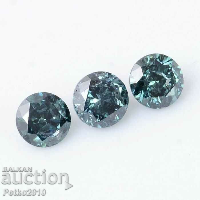 Diamant - 3 buc, 1,05 carate!