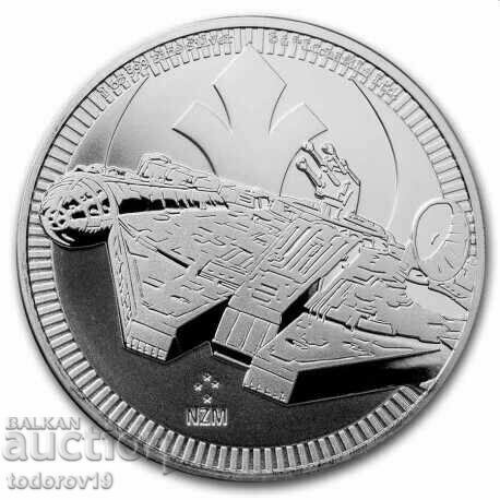 1 ουγκιά Silver Millennium Falcon 2021