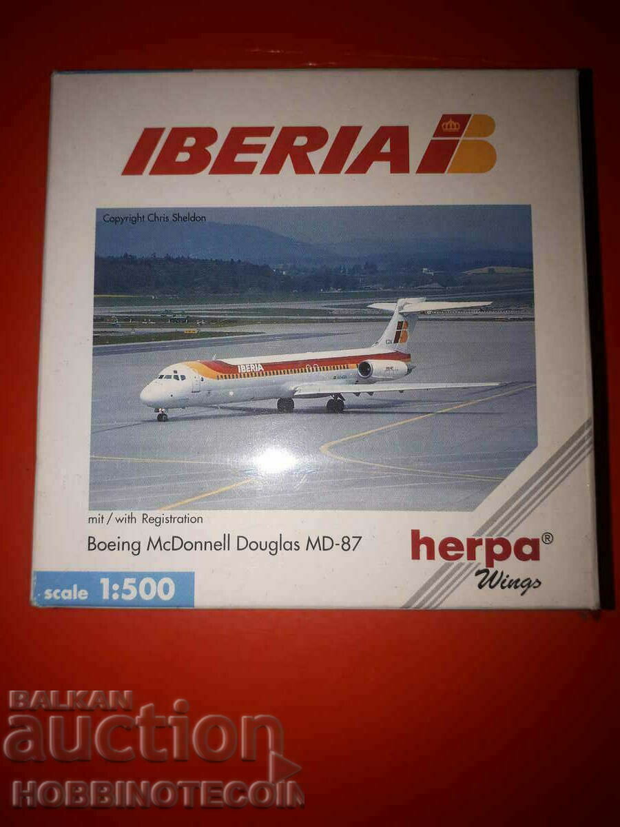 HERPA AIRCRAFT 1:500 IBERIA BOEING Mc DONNELL DOUGLAS MD ΝΟΕ