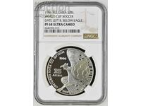 25 BGN 1986 - Griffin NGC PF 68 Ultra Cameo