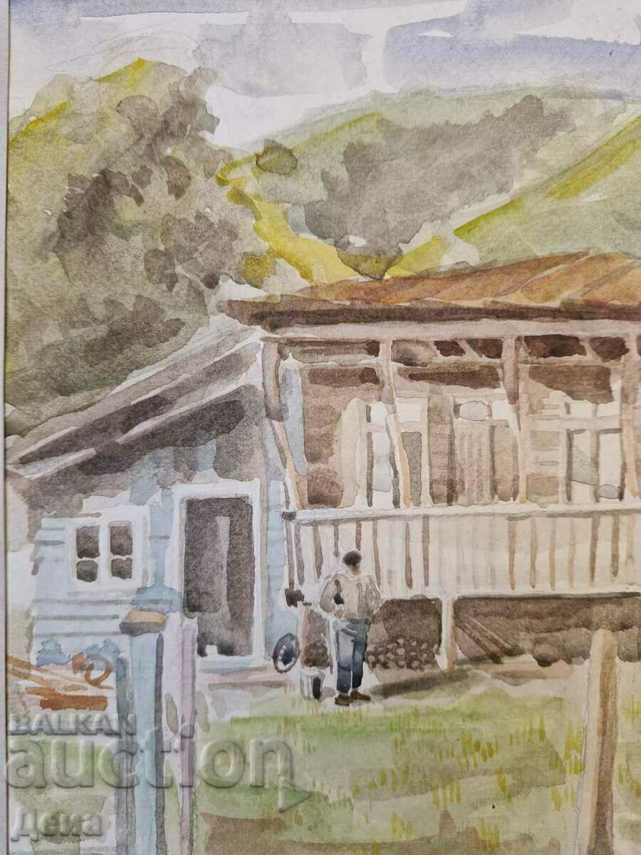 Licitație Maestru acuarelă Licitație Maestru acuarelă