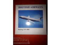 HERPA САМОЛЕТ 1:500 BRITISH AIRWAYS BOEING 737 400 НОВ