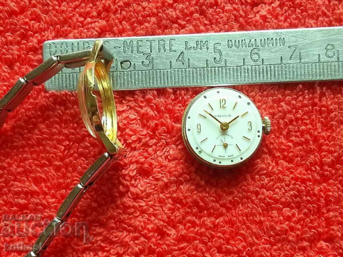 Delivery of Old women's mechanical wristwatch chain GREVILLE Switzerland Delivery of Old women's mechanical wristwatch chain GREVILLE Switzerland