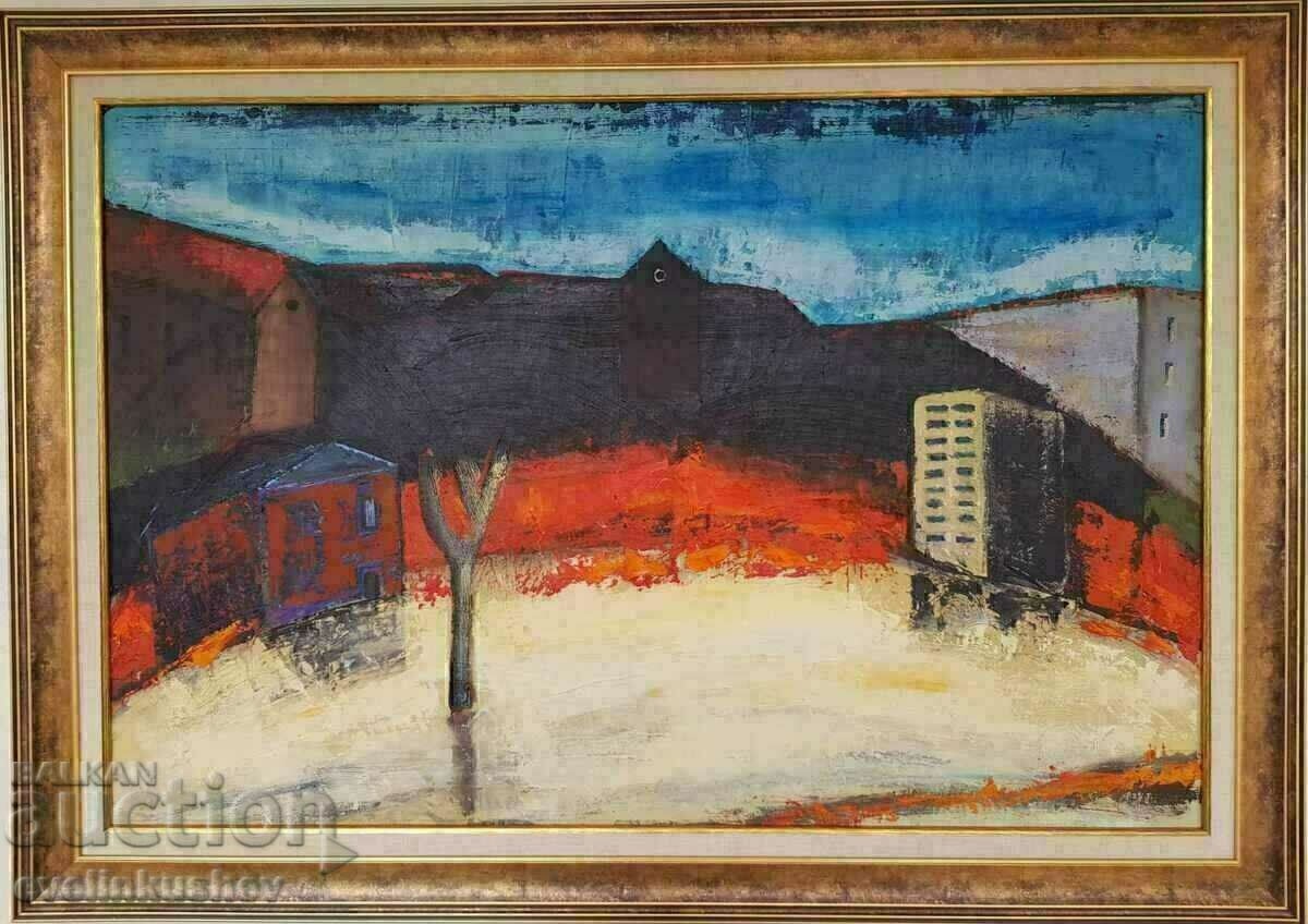 Μεγάλη ελαιογραφία "Heat of Dusk" Μεγάλη ελαιογραφία "Heat of Dusk"