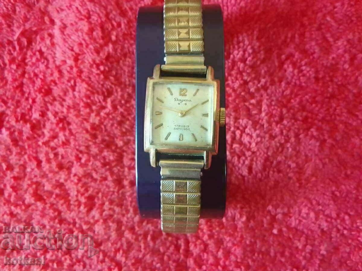 Lanț de ceasuri de mână mecanice bătrâne Dugena 20 micro cu preț 55.50 BGN | € 28.38