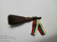 Old hunting badge with Bulgarian tricolor - Kingdom of Bulgaria