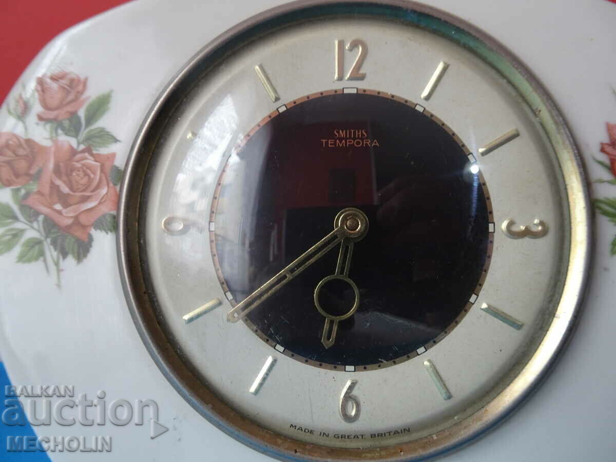 COLLECTIBLE SMITHS TEMPORA BRITISH DESK CLOCK - 5