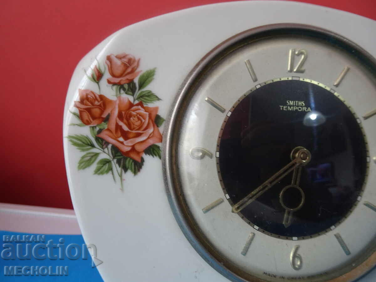 COLLECTIBLE SMITHS TEMPORA BRITISH DESK CLOCK - 6