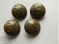 Kingdom of Bulgaria - military uniform buttons