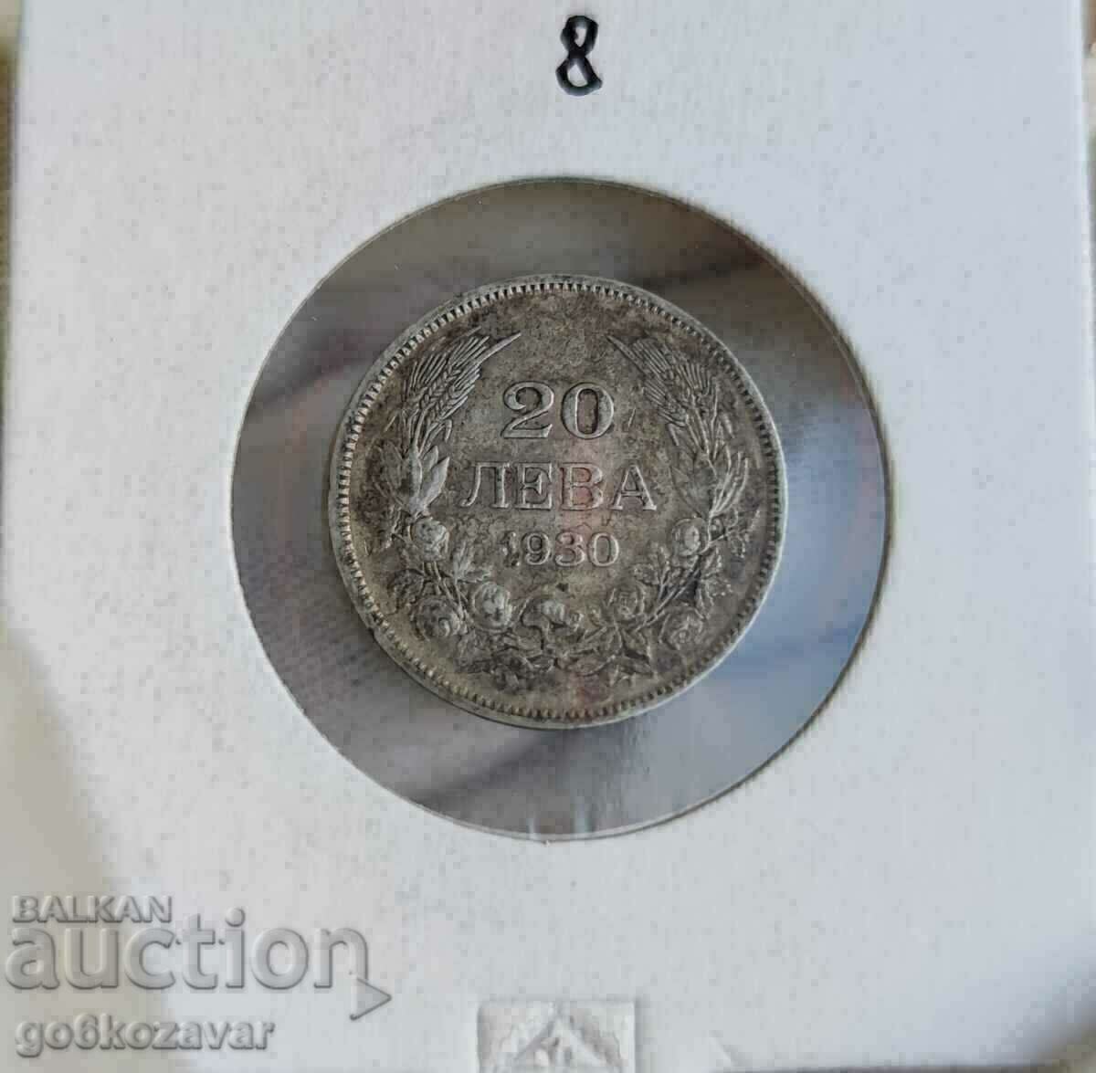 Bulgaria 20 BGN 1930 Argint! cu preț € 4.70 | 9.19 BGN Bulgaria 20 BGN 1930 Argint! cu preț € 4.70 | 9.19 BGN