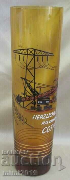 Auction Vintich Glass Vase Germany Auction Vintich Glass Vase Germany