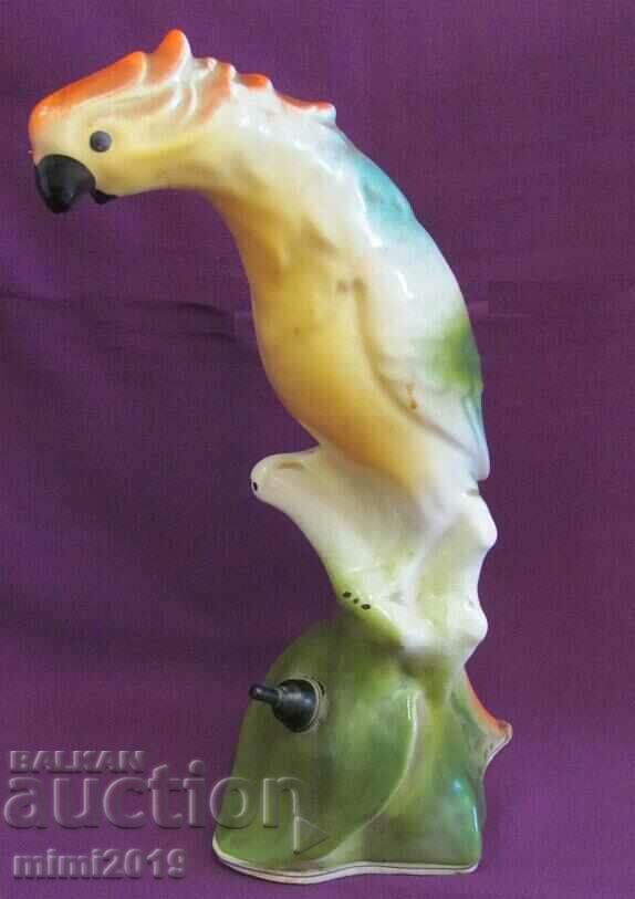 60's Vintich Porcelain Figure for Night Lamp-Parrot with price 152.00 BGN | € 77.72